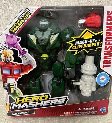 Transformers Hero Mashers BULKHEAD 2013 Hasbro Action Figure Swappable Gear NEW