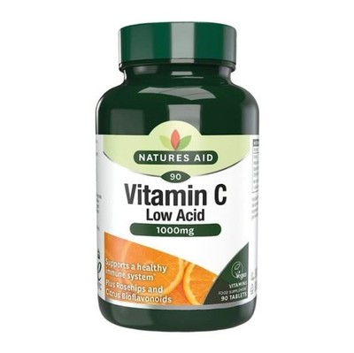 Natures Aid Vit C 1000mg säurearm - 90 Tabletten