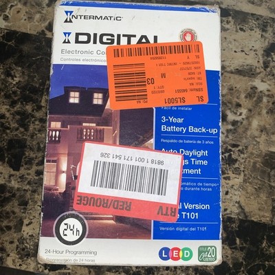 Intermatic DT101 24 HR Dial Digital Time Switch Electronic Controls NEW IN BOX