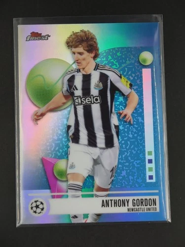 Anthony Gordon 2025-26 Topps Finest UEFA Club Competition Refractor Common [2hk