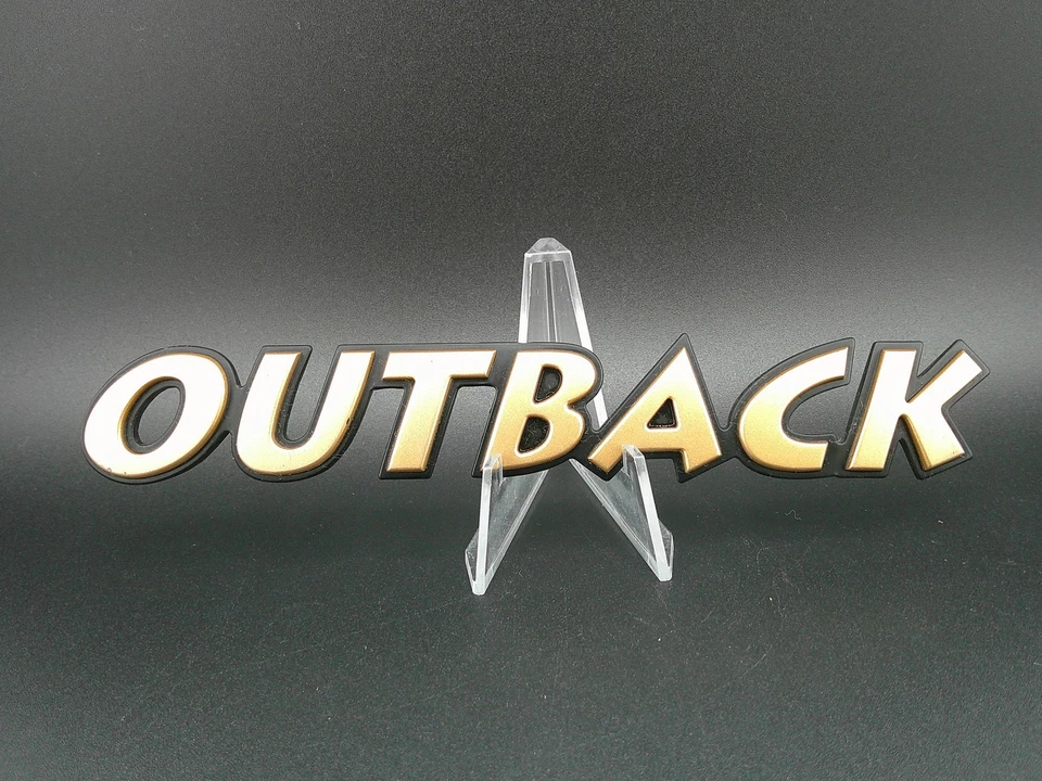 Subaru Outback Rear Emblem Badge OEM AE420 Genuine Trim Accessory - Image 2 of 4