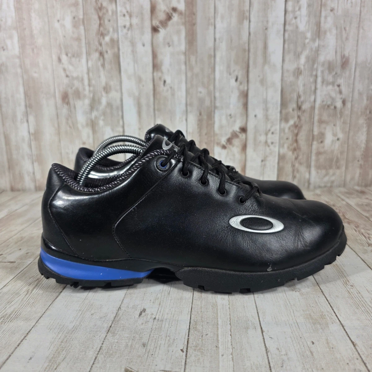 Rare Vintage Oakley Mens Two Toned Brown Black Leather Golf Shoes
Size 9.5 Oakley Golf Shoes for Men for sale | eBay main image 2