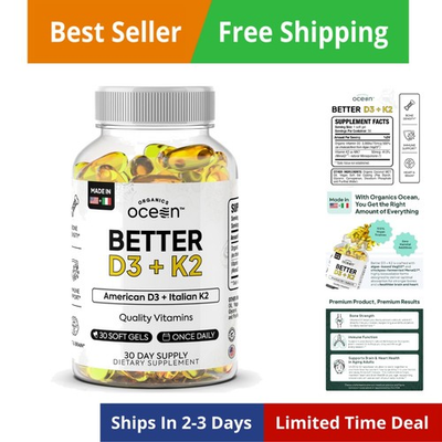 #ad #ad Better D3 K2 100% Organic VIT D3 and K2 Supplements with Maximum Bioavailab... $58.39