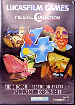 COMMODORE 64/128 -- LUCASFILM GAMES PRESTIGE COLLECTION (ACTIVISION - DISK)