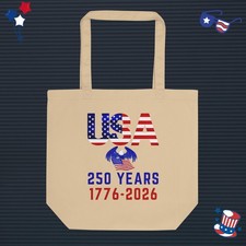 America USA 4th of July 1776-2026 Anniversary Eco Tote Bag