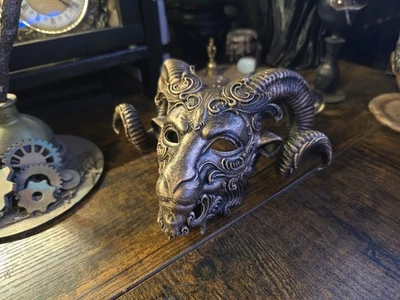Baroque Faun Mask - The Wild Spirit Console mythology creature gothic gift - Image 1 of 2