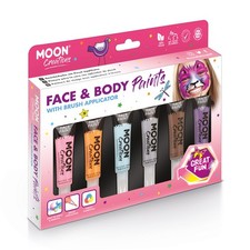 Moon Makeup Face  Body Paint with Brush Adventure Boxset