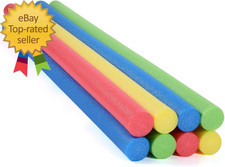 8 Pack Pool Noodles Foam Swim Noodles 52 Inch Swimming Pool Noodle