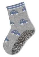 Stoppersocken Sterntaler Fli Fli AIR Gr. 22 Silber, Rutschfest, Autos