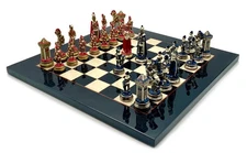 Italfama Mary Stuart Set + Black Briar Precious Wood Chessboard