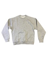 Alo Womens Crewneck Sweatshirt Size S Heather Gray Pullover Yoga Loungewear