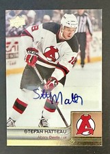 2014 Upper Deck AHL STEFAN MATTEAU Autographs #9 Auto Albany Devils