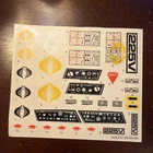 1987 Vintage Gi Joe Vehicle: Cobra Mamba Sticker Sheet!