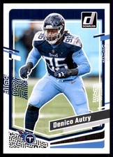 Denico Autry 2023 Donruss #283 Titans NFL READ FREE SHIPPING AutographDen