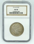 1913-D NGC AU58 Barber Half Dollar