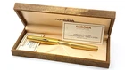 VINTAGE AURORA INTERNATIONAL FOUNTAIN PEN IN ROLLED GOLD 14K GOLD MEDIUM NIB