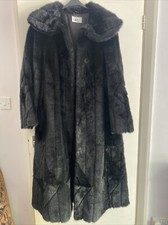 Beautiful Quality,very Cosy Libra Faux Fur Long Coat £300- Med 14/16 / 18
