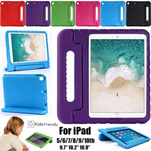 Kids Shockproof Heavy Duty Tough Case Cover For iPad 9 8 7 6 5 4 Mini Air 11 Pro