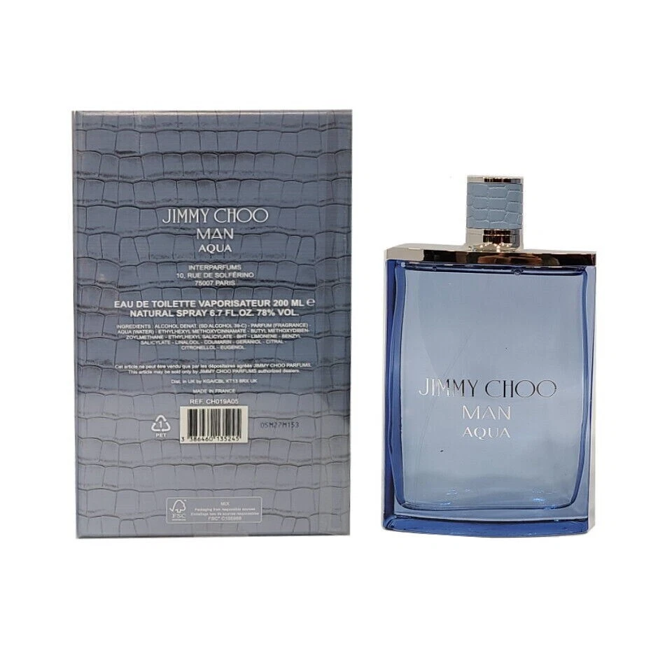 Jimmy Choo Man Aqua 6.7 oz 200 ml Eau De Toilette Spray eBay