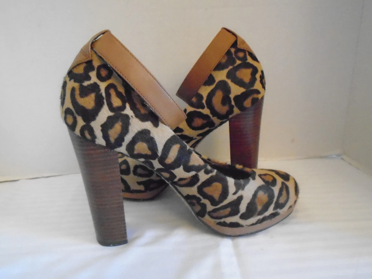 Sam edelman leopard block clearance heels