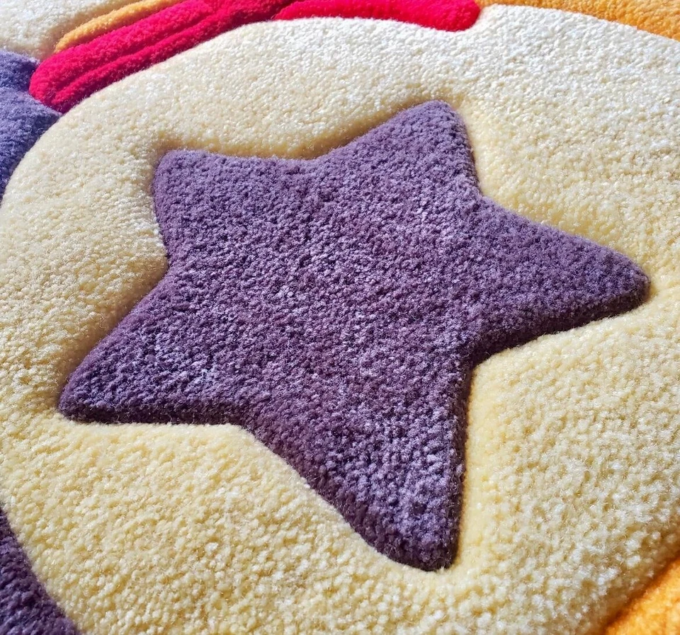 Animal Crossing Bell Bag Hand Tufted Rug Customized Money Bag Handmade 18x14in - Image 2 of 2