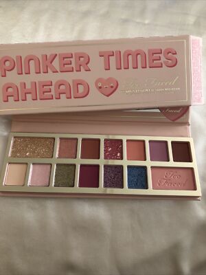 Too Faced Pinker Times Ahead Positively Playful 14 Pan Eyeshadow Palette 10g NIB