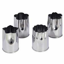SET of 4 Japanese Vegetable Cutter Mold Press 18-8 Stainless Steel Made in Japan