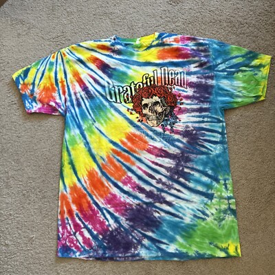 Liquid Blue Grateful Dead Tie-Dye T-Shirt, Brand New, Men s Size 2XL