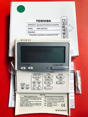 OEM For Toshiba Air Conditioner Wired Remote Controller RBC-AMT31E