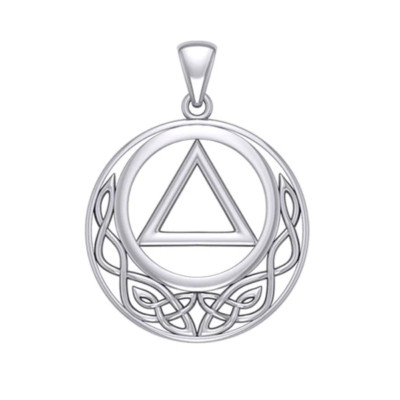 Aa Erholung Symbol 925 Sterling Silber Anhänger Fein Sobriety Milestone Schmuck