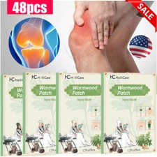 48PCS Knee Relief Patches Sticker Joint Pain Wormwood Ache Plaster Pad Health