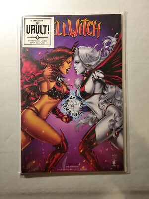 Hellwitch vs Lady Death Wargasm The Forsaken #1 Red Chase Edition From The Vault