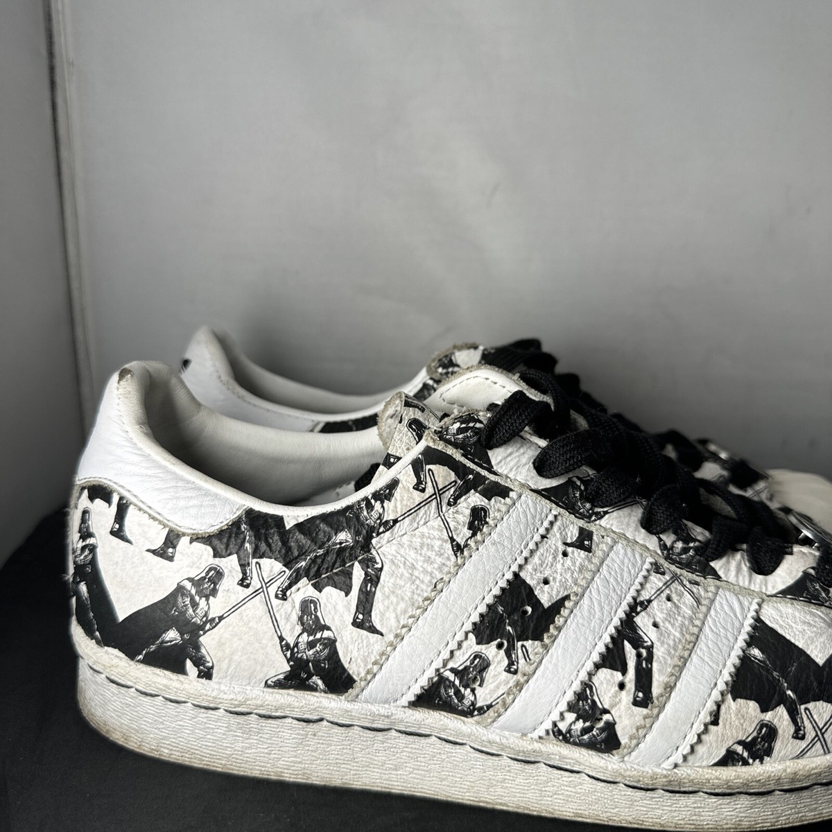 RARE Adidas Star Wars Darth Vader The Force Superstar Sneakers