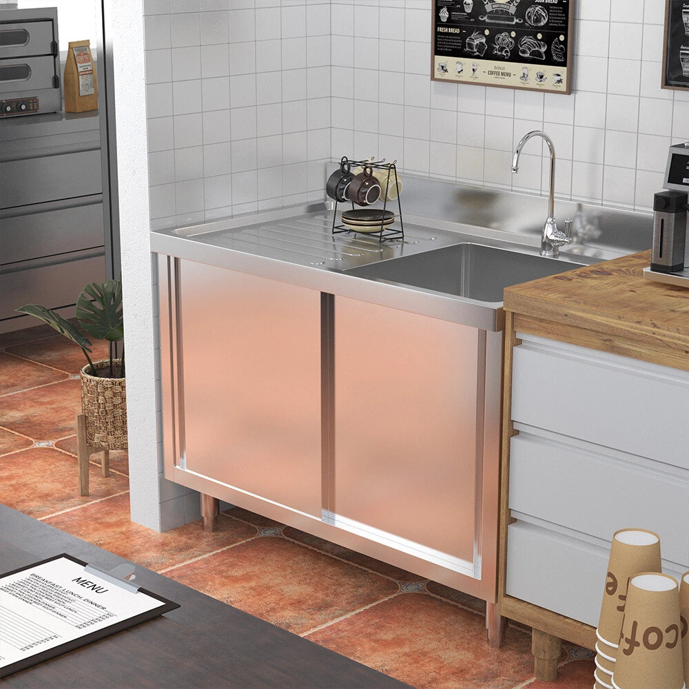 Stainless Steel Kitchen Sink Cabinet