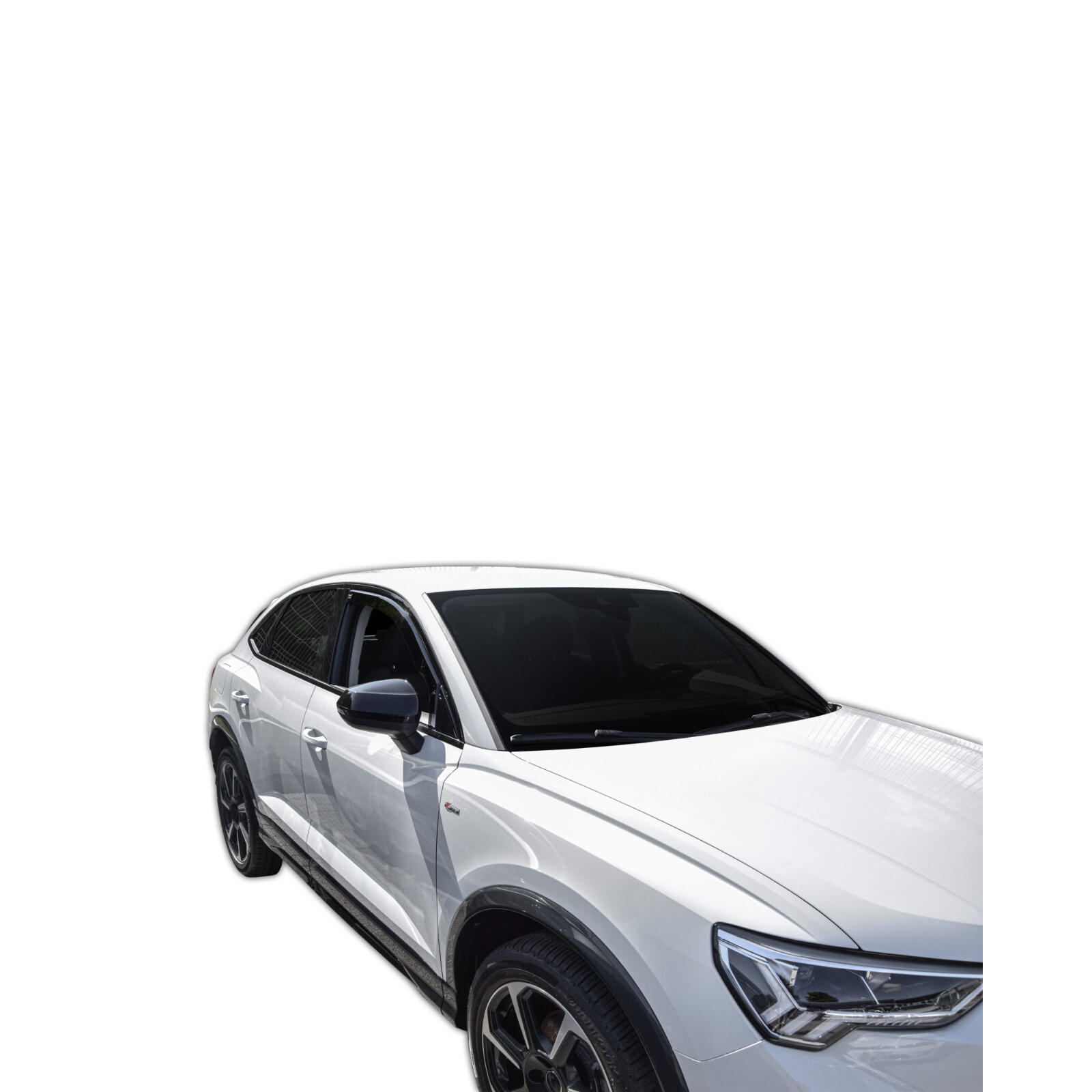 Déflecteurs d'air Audi Q3 Sportback depuis 2020 HEKO bulle de déflecteur vent vitre avant noir