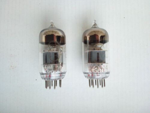 6N23P / ECC88 / 6DJ8 Reflector '74 SWGP Silver Shields NOS Matched pair - Afbeelding 1 van 2