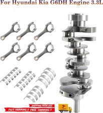 Engine Crankshaft Rods w/ Bearing Kit For G6DH 3.3L HYUNDAI Santa Fe KIA Sorento