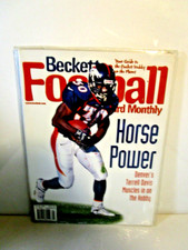 Beckett Football Monthly Magazine Janruary 1998 Terrell Davis Denver Broncos