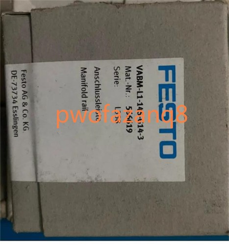 1 PCS NEW FESTO Stromschiene für die Luftschaltung VABM-L1-14S-G14-3 566619 - Bild 3 von 3