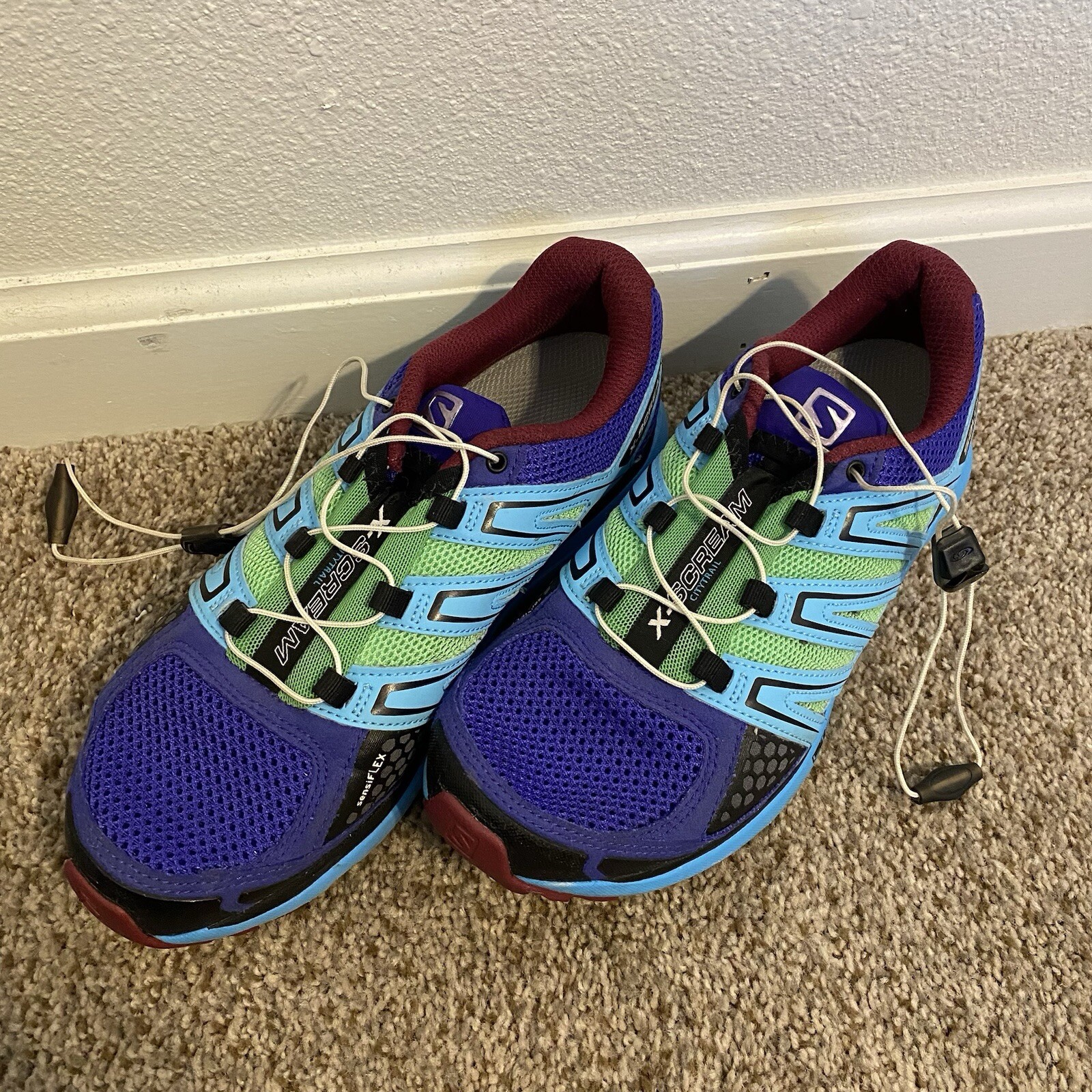 Scarpe da corsa Salomon X Scream Citytrail da donna taglia 7 5 sensiFLEX multicolore