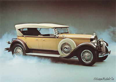 alte AK Packard Phaeton, Bj. 1929 ca. 16,6 x 11,2cm ungelaufen Ansichtskarte F02