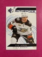 🐶 2018-19 SP Hockey Authentic Rookies Blue Foil Sam Steel #134