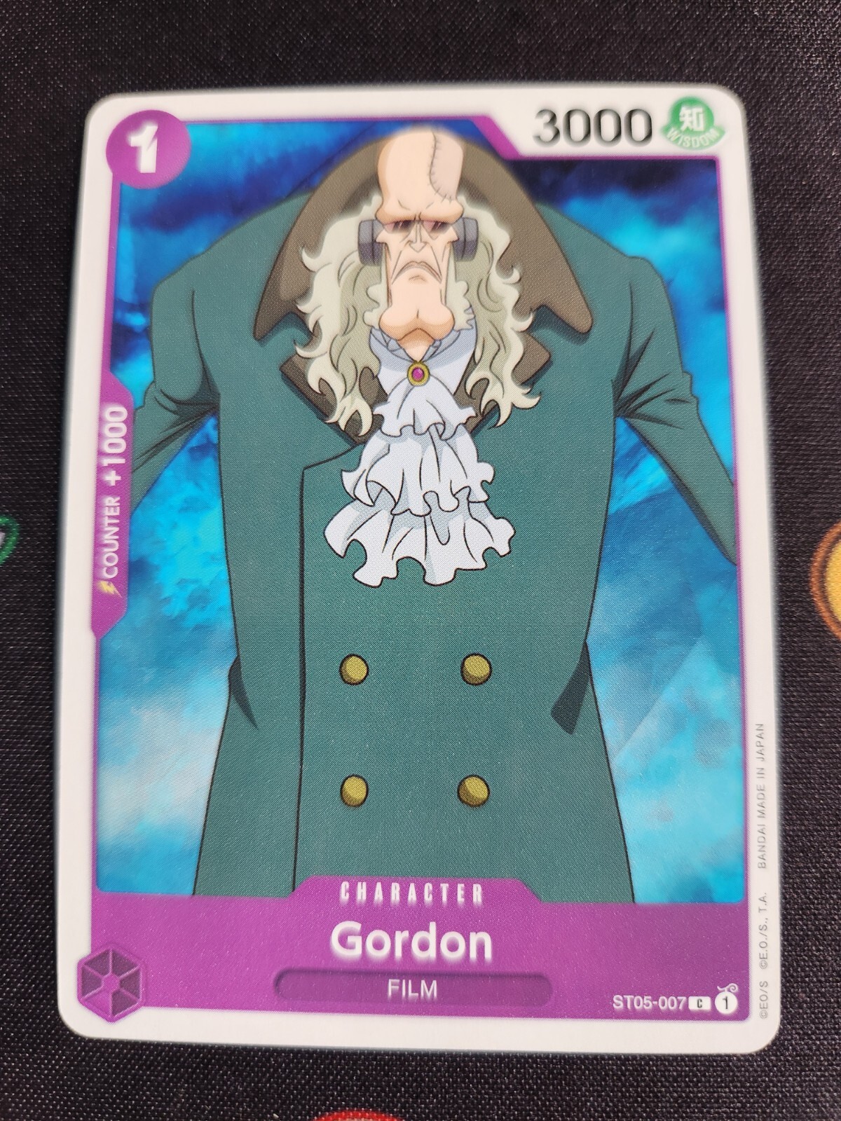 EXACT CARD PICTURED One Piece TCG FILM Edition Deck ST05-007 Gordon