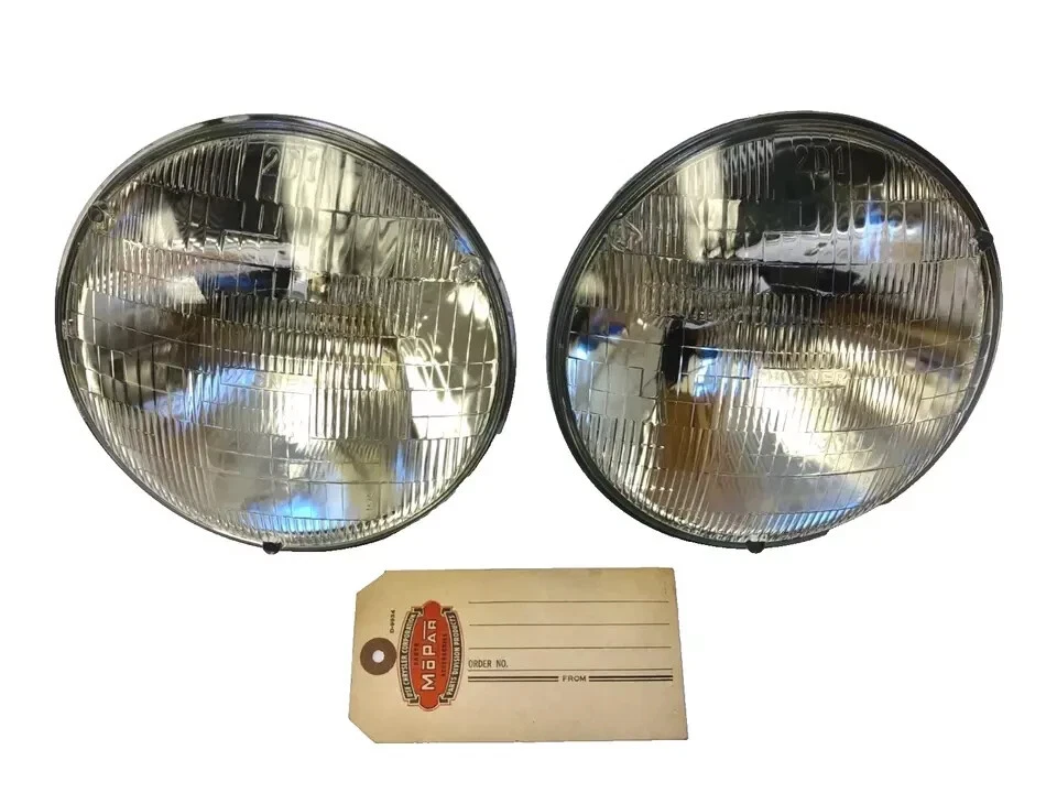 Faros delanteros sellados para camioneta Dodge serie B 1940-1955 6V Foto 4 de 4