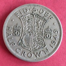 1949 GEORGE VI  HALF CROWN