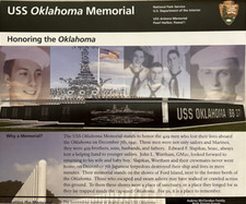 USS OKLAHOMA MEMORIAL Pearl Harbor Hawaii NATIONAL PARK SERVICE UNIGRID BROCHURE