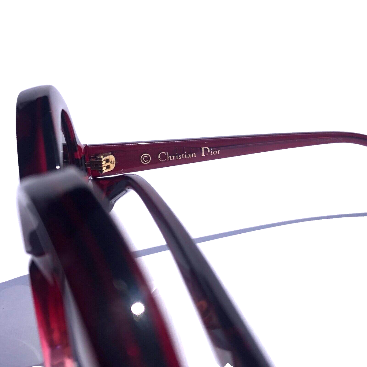 Christian Dior Bianca 0T5l7 58-15 145 Optyl Sunglasses CHRISTIAN DIOR BIANCA-0T558-I7 Burgundy Pink Sunglasses Grey  main image 4