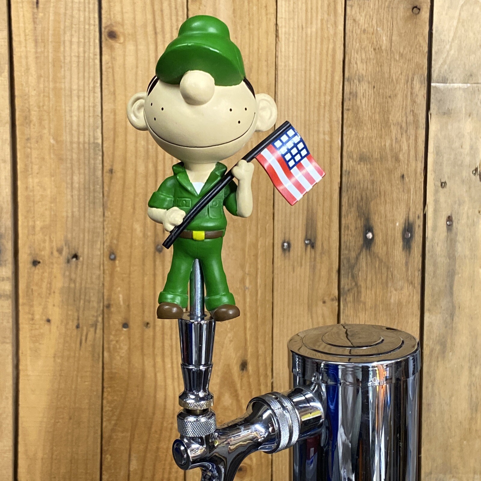 Beetle Bailey Beer Keg Tap Handle Military USA Cartoon Army Man eBay