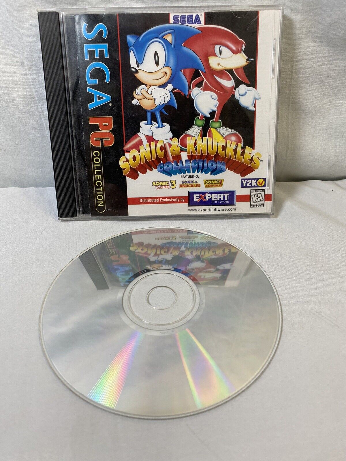 Sonic & Knuckles Collection PC CD-ROM 3 Games S3/S&K/S3&K Sega 1999  Windows95/98