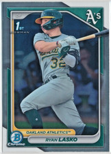2024 Bowman - Ryan Lasko - Oakland Athletics - 1st Bowman Chrome - #BCP-105
